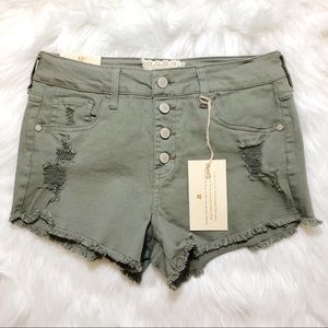 3/$30 NWT Altar’d State Button Fly Denim Shorts
